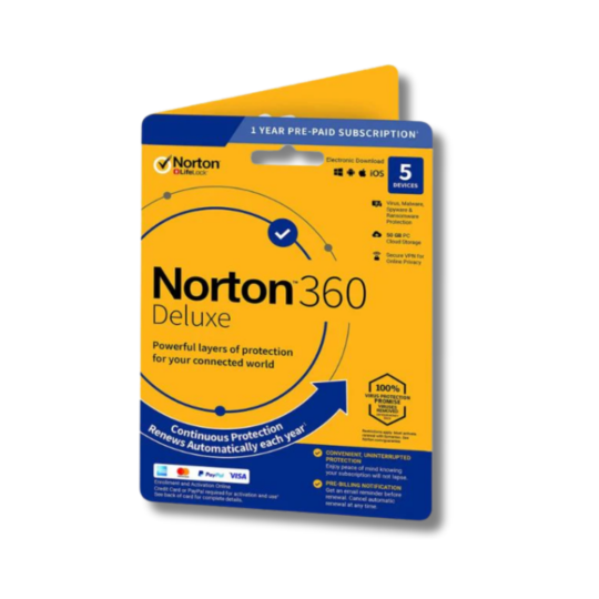 Norton 360 Deluxe Continuous Protection